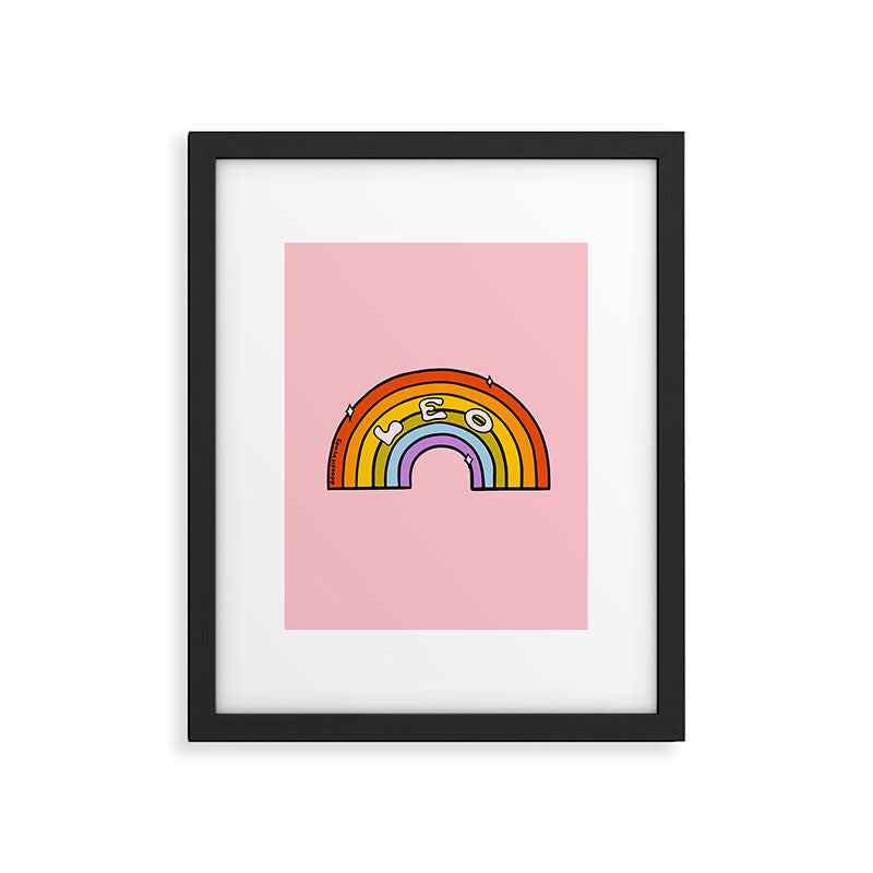 Leo Rainbow Framed Art Print Gallery Image 6