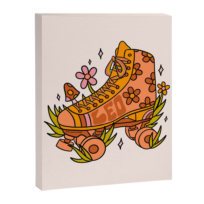 Leo Roller Skate Canvas Print Gallery Image 1