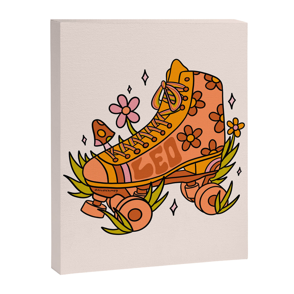 Leo Roller Skate Canvas Print Gallery Image 8