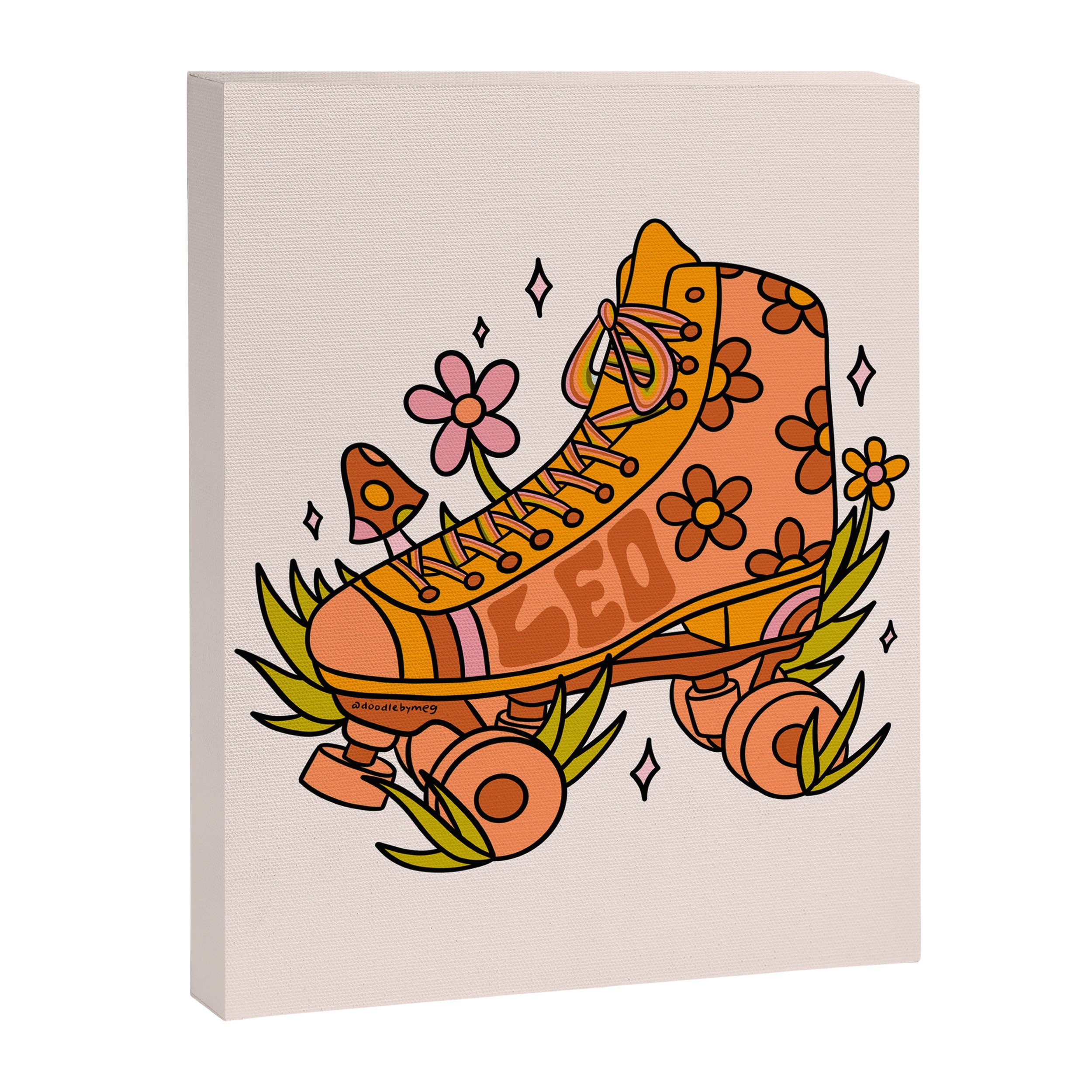 Leo Roller Skate Canvas Print Gallery Image 8