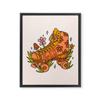 Leo Roller Skate Framed Canvas Print Gallery Image 8