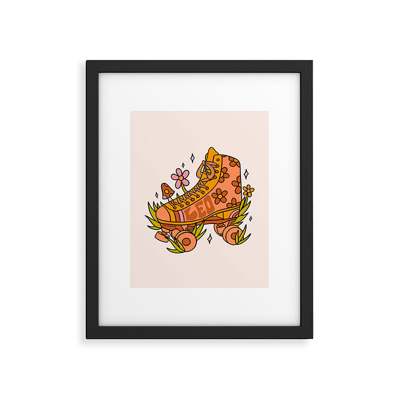 Leo Roller Skate Framed Art Print Gallery Image 6