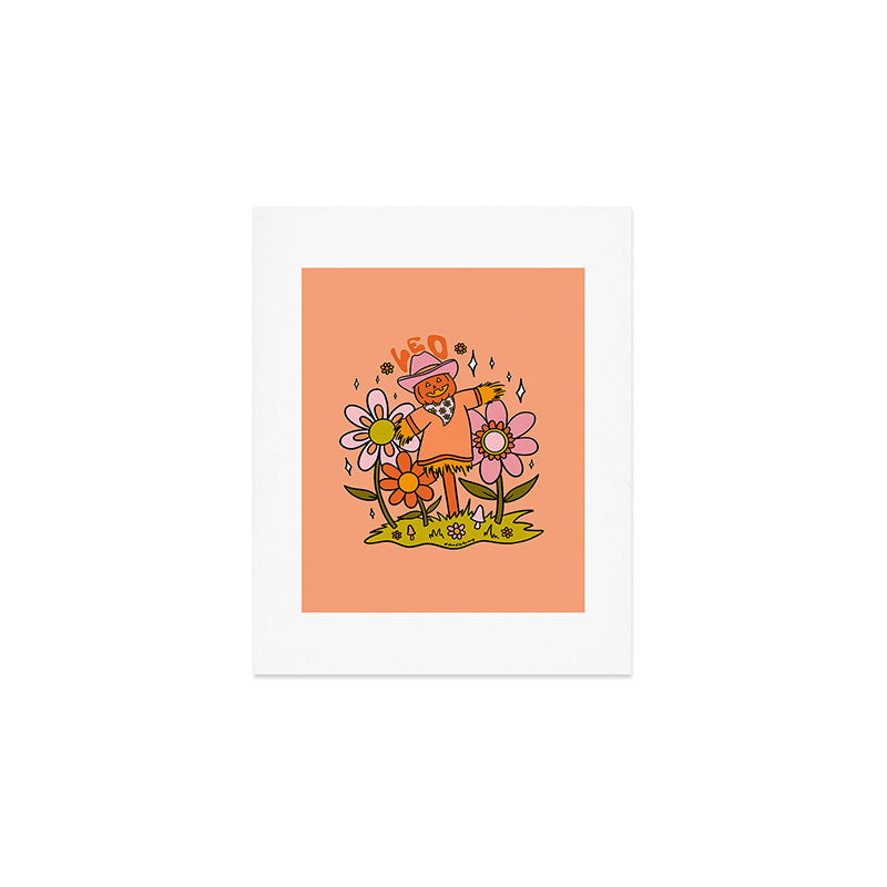 Leo Scarecrow Art Print Gallery Image 1