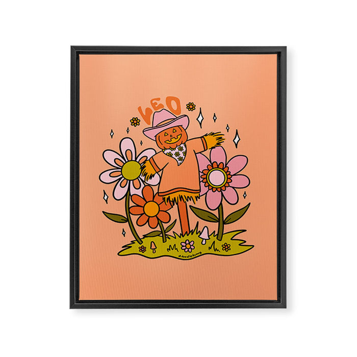 Leo Scarecrow Framed Canvas Print Gallery Image 1