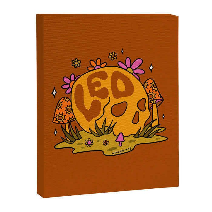Leo Skull Canvas Print Gallery Image 1