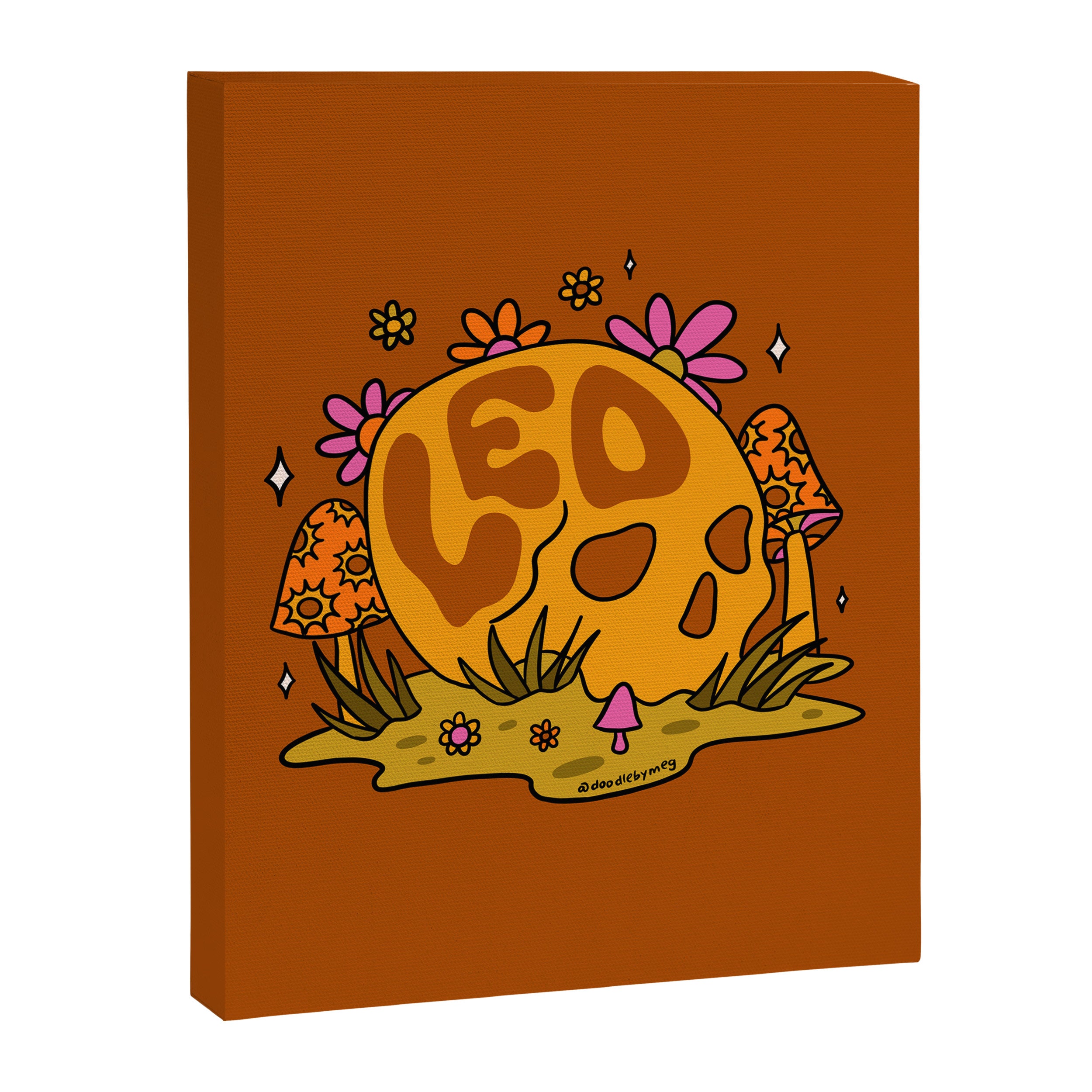 Leo Skull Canvas Print Gallery Image 8