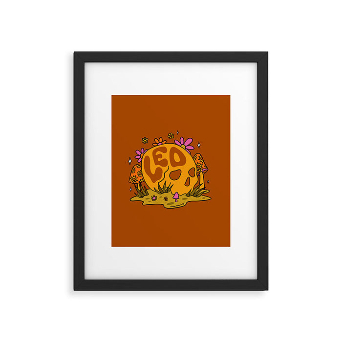 Leo Skull Framed Art Print Gallery Image 1