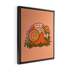 Leo Snail Framed Canvas Print Gallery Image 2