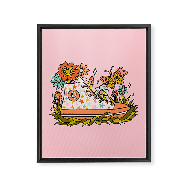 Leo Sneaker Framed Canvas Print Gallery Image 8