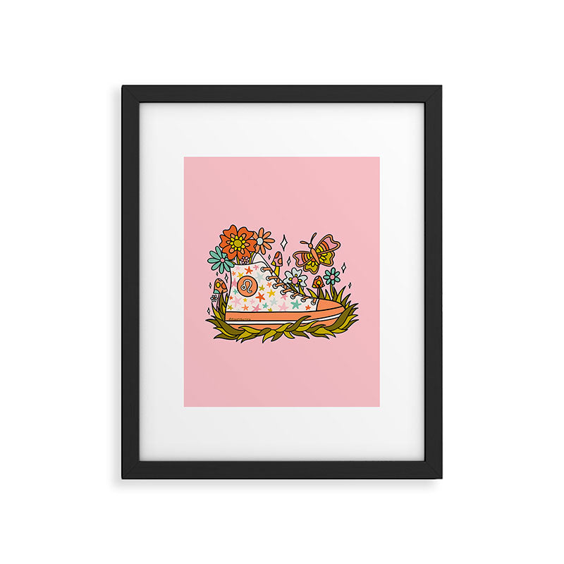 Leo Sneaker Framed Art Print Gallery Image 6
