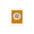Leo Snow Globe Art Print Gallery Image 1