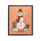 Leo Snowman Framed Canvas Print Gallery Image 8