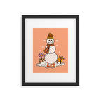 Leo Snowman Framed Art Print Gallery Image 6