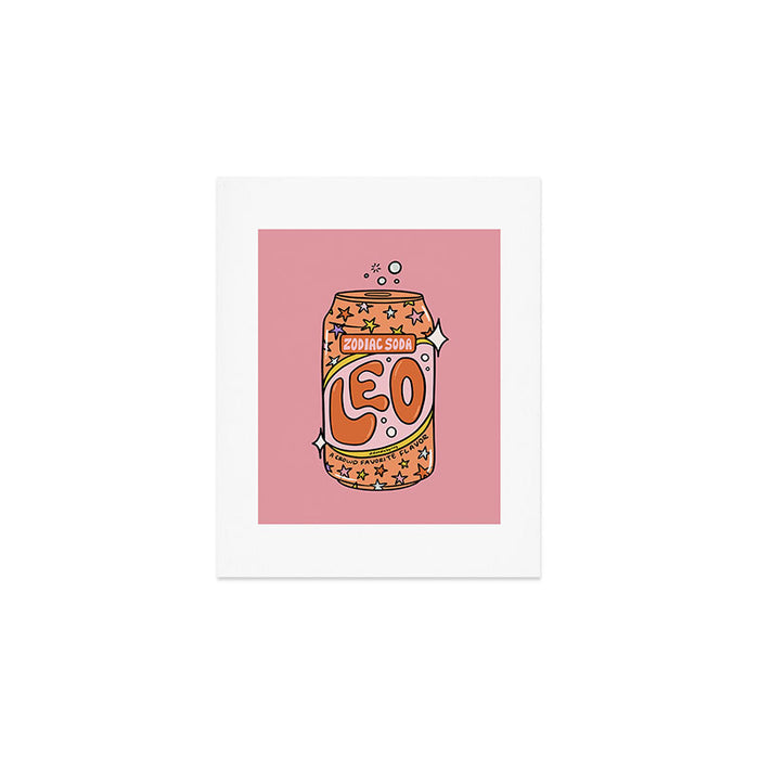 Leo Soda Art Print Gallery Image 1