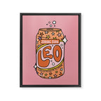Leo Soda Framed Canvas Print Gallery Image 6