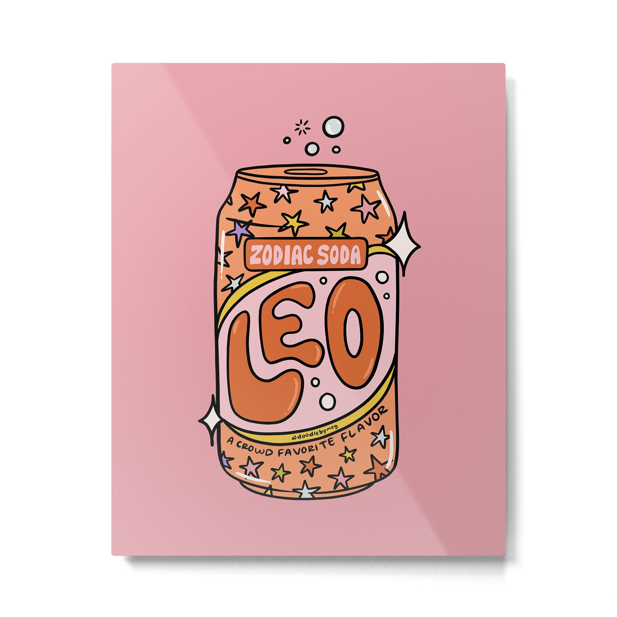 Leo Soda Metal Print Gallery Image 4