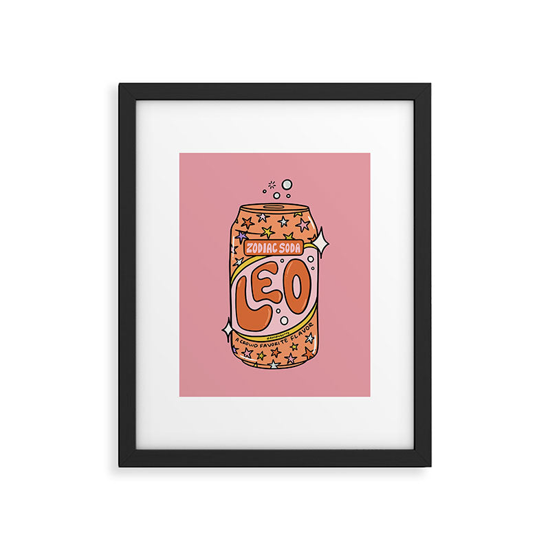 Leo Soda Framed Art Print Gallery Image 5