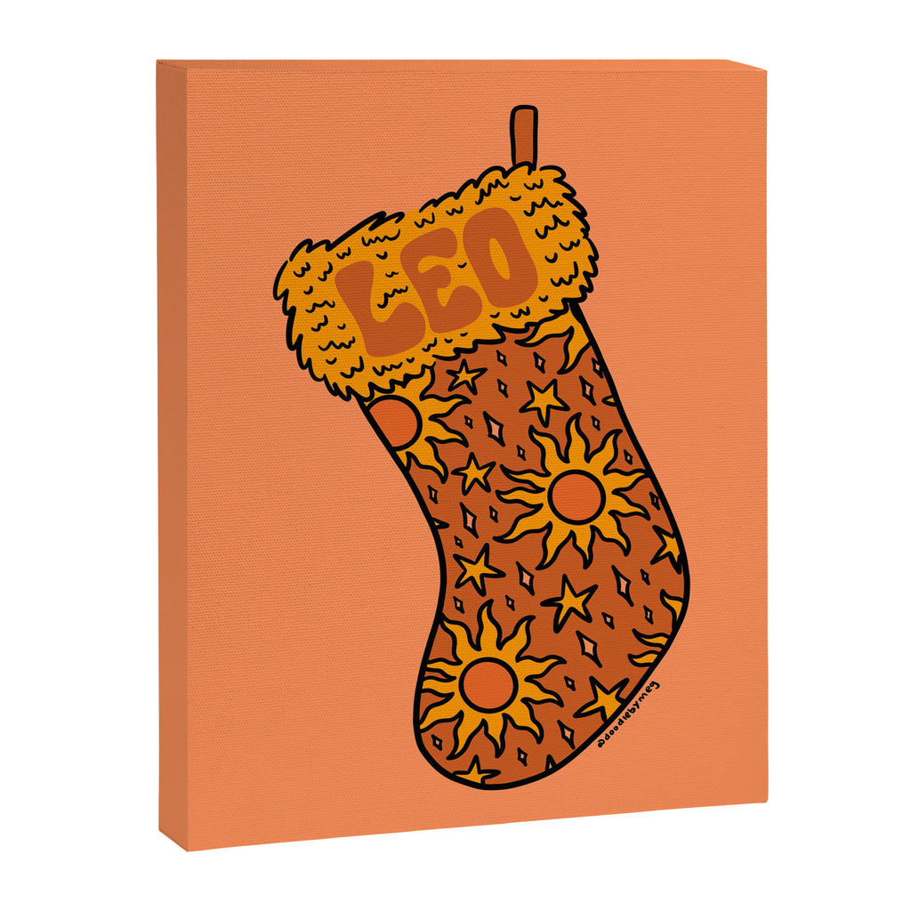 Leo Stocking Canvas Print Gallery Image 8