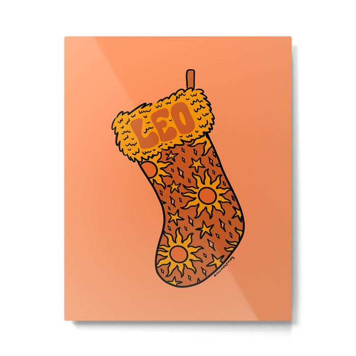 Leo Stocking Metal Print Gallery Image 1
