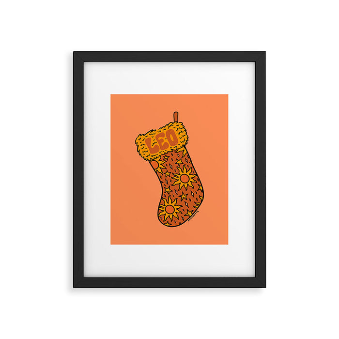 Leo Stocking Framed Art Print Gallery Image 1