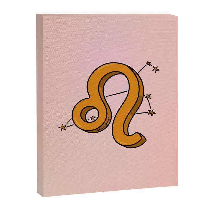 Leo Symbol Canvas Print Gallery Image 1