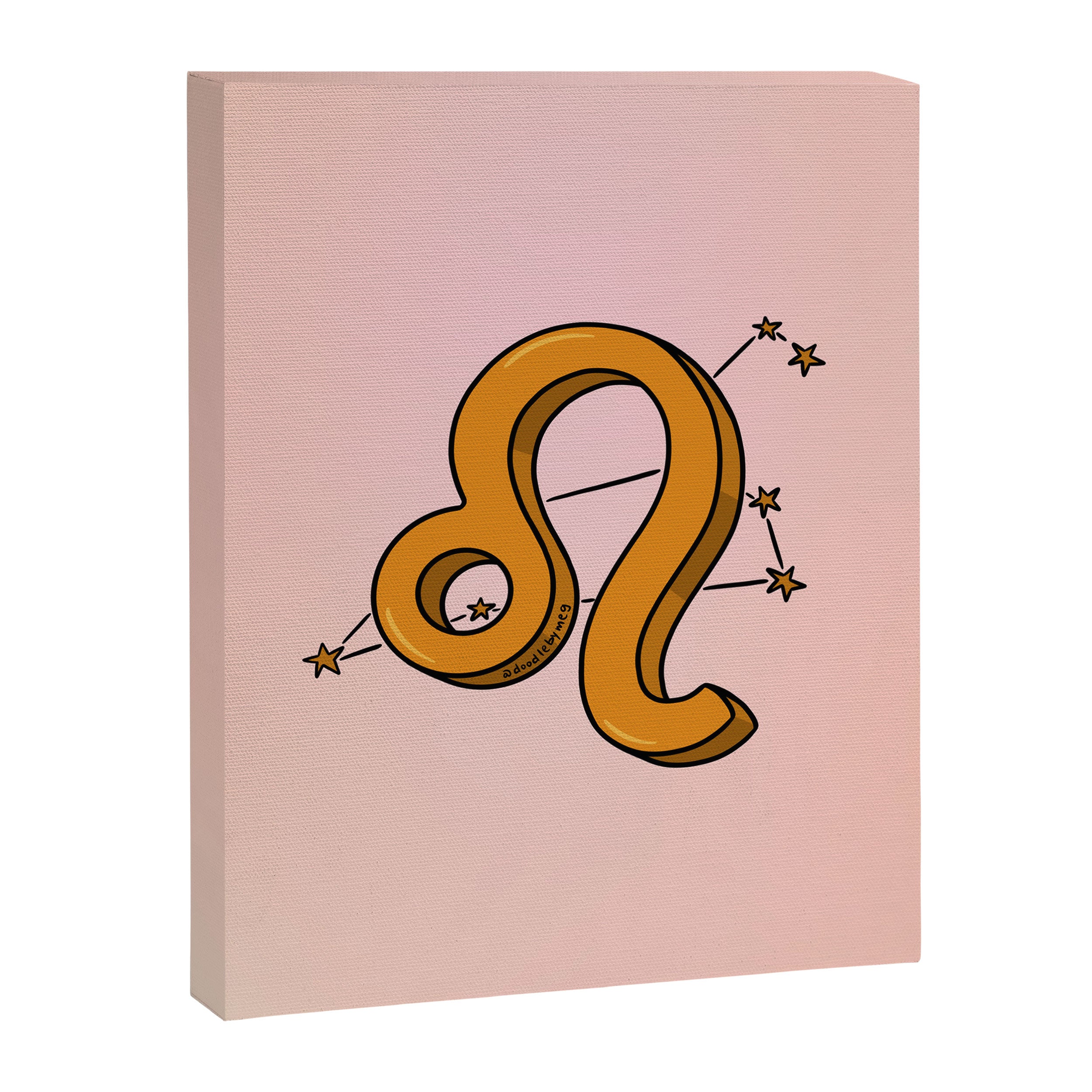 Leo Symbol Canvas Print Gallery Image 8