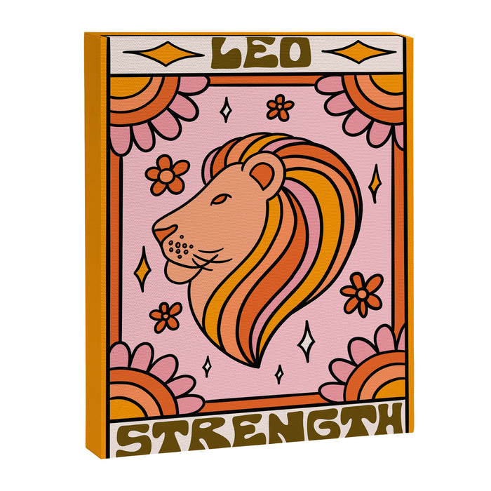 Leo Tarot Card Canvas Print Gallery Image 1