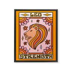 Leo Tarot Card Framed Canvas Print Gallery Image 8
