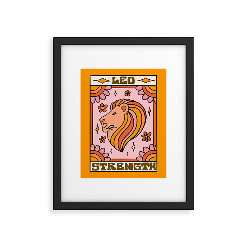 Leo Tarot Card Framed Art Print Gallery Image 6