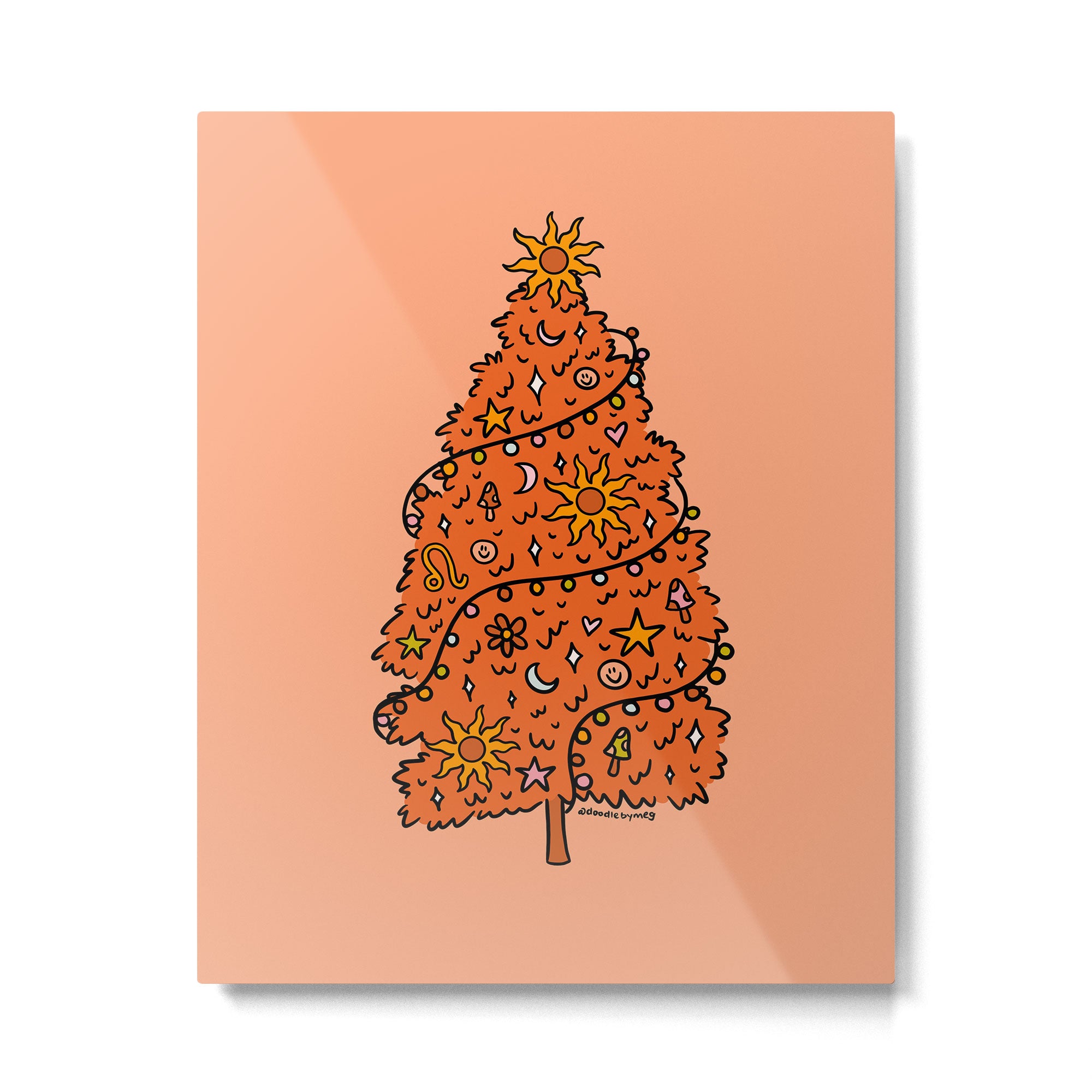 Leo Tree Metal Print Gallery Image 6