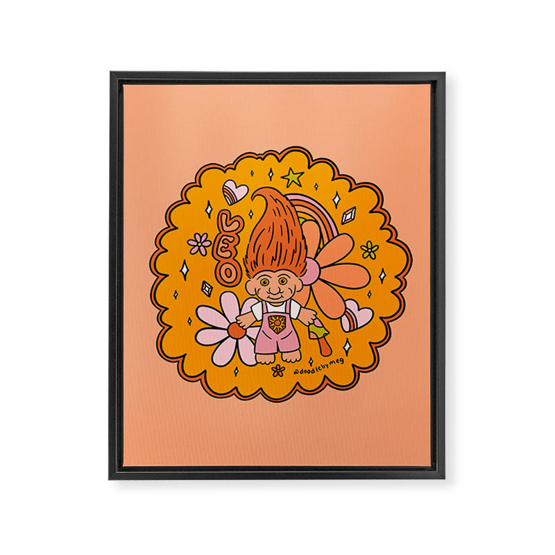 Leo Troll Framed Canvas Print Gallery Image 8