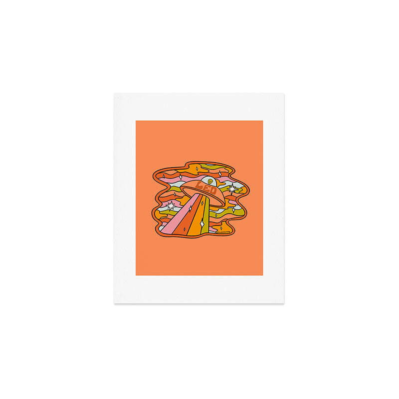 Leo UFO Art Print Gallery Image 1