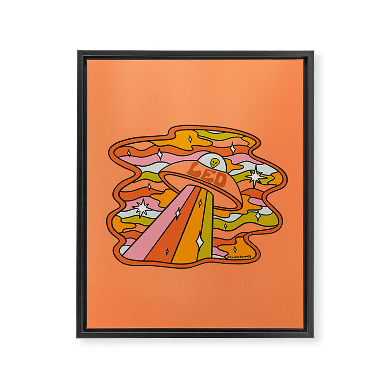 Leo UFO Framed Canvas Print Gallery Image 8