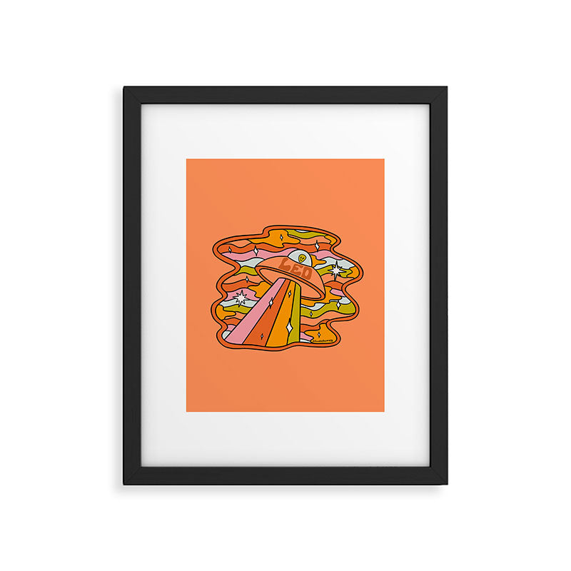 Leo UFO Framed Art Print Gallery Image 6