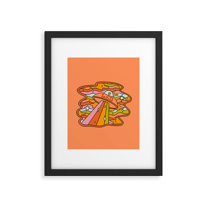 Leo UFO Framed Art Print Gallery Image 1
