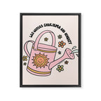 Leo Watering Can Framed Canvas Print Gallery Image 8