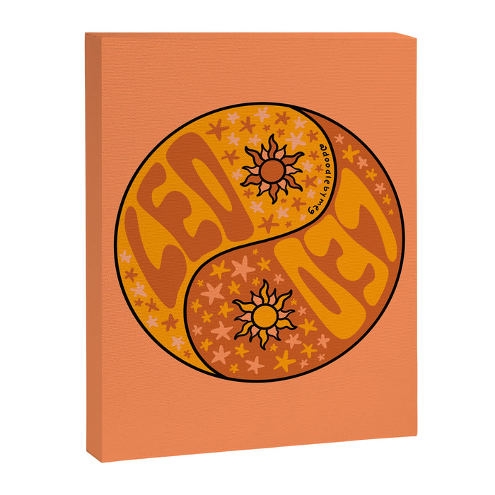 Leo Yin Yang Canvas Print Gallery Image 1