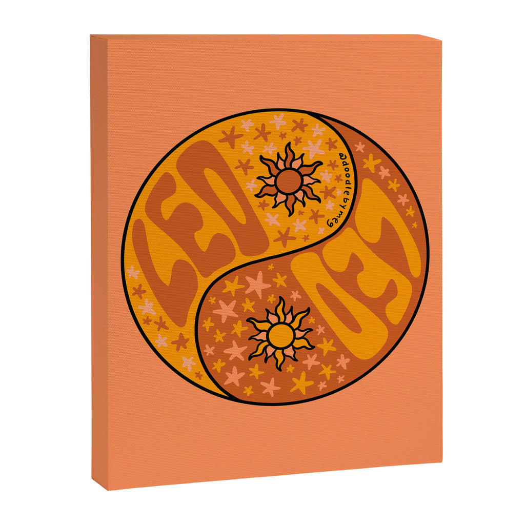 Leo Yin Yang Canvas Print Gallery Image 8