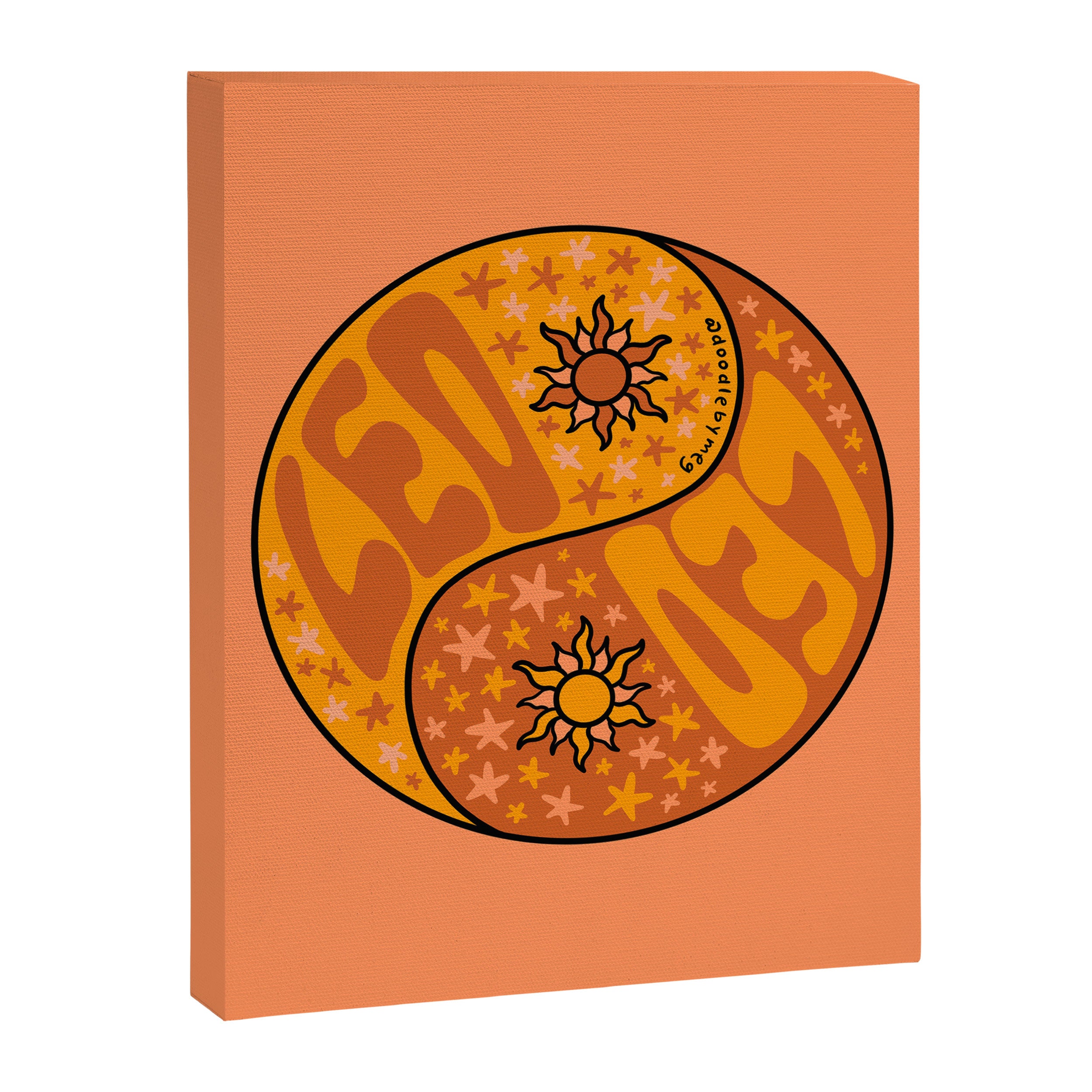 Leo Yin Yang Canvas Print Gallery Image 8