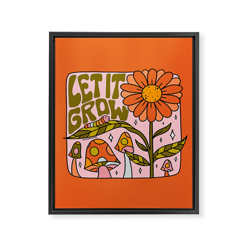 Let It Grow Framed Canvas Print Gallery Image 8