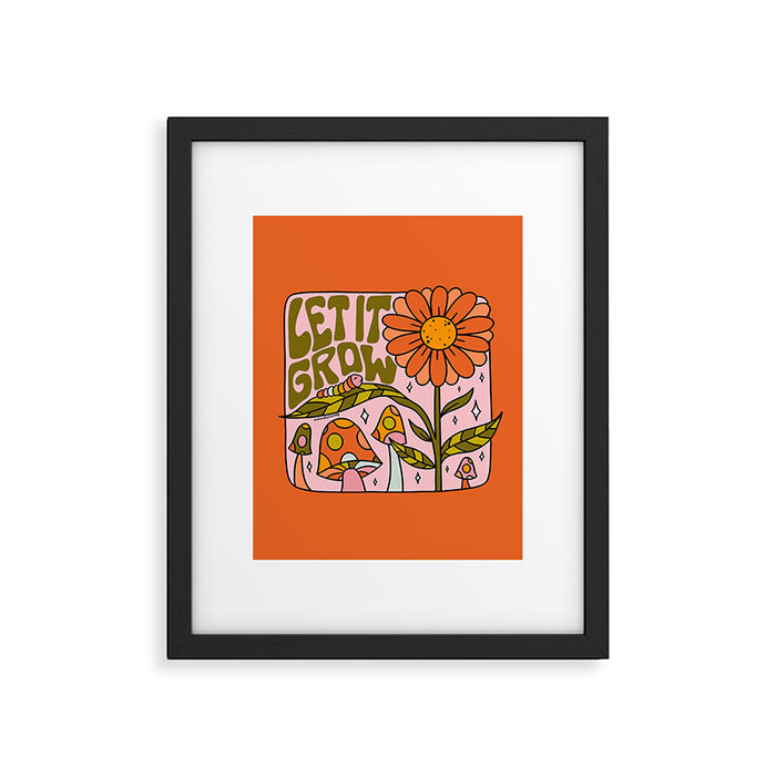 Let It Grow Framed Art Print Gallery Image 1