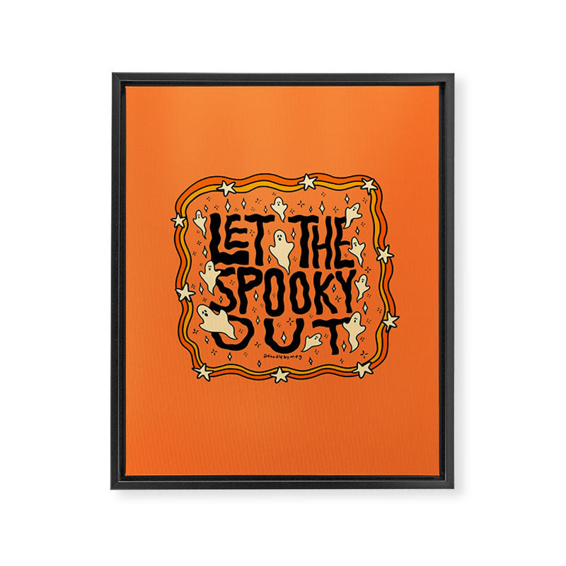 Let The Spooky Out Framed Canvas Print Gallery Image 8