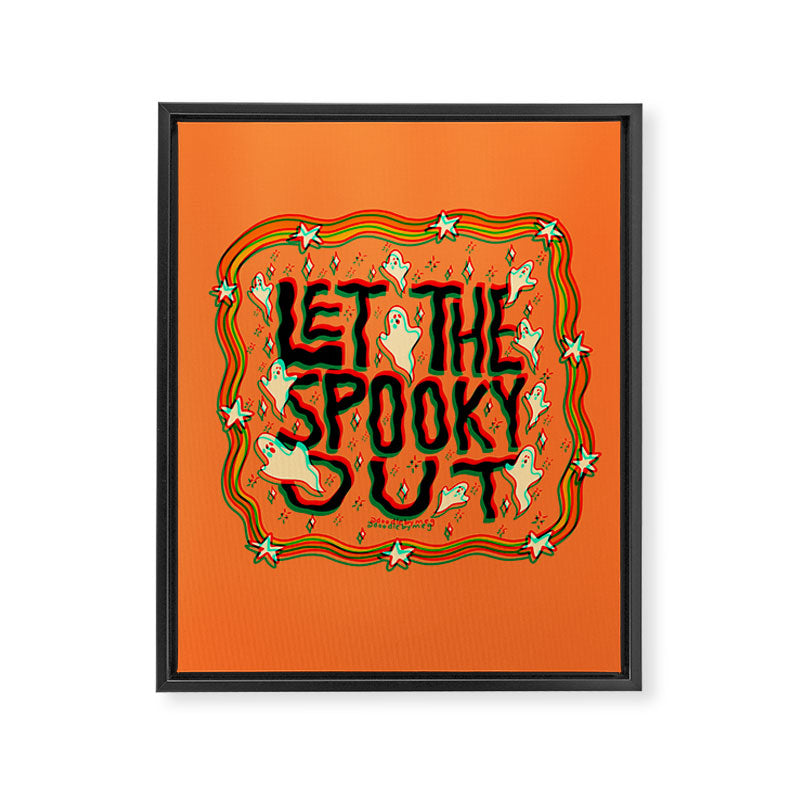 Let the Spooky Out in 3D Framed Canvas Print Gallery Image 8