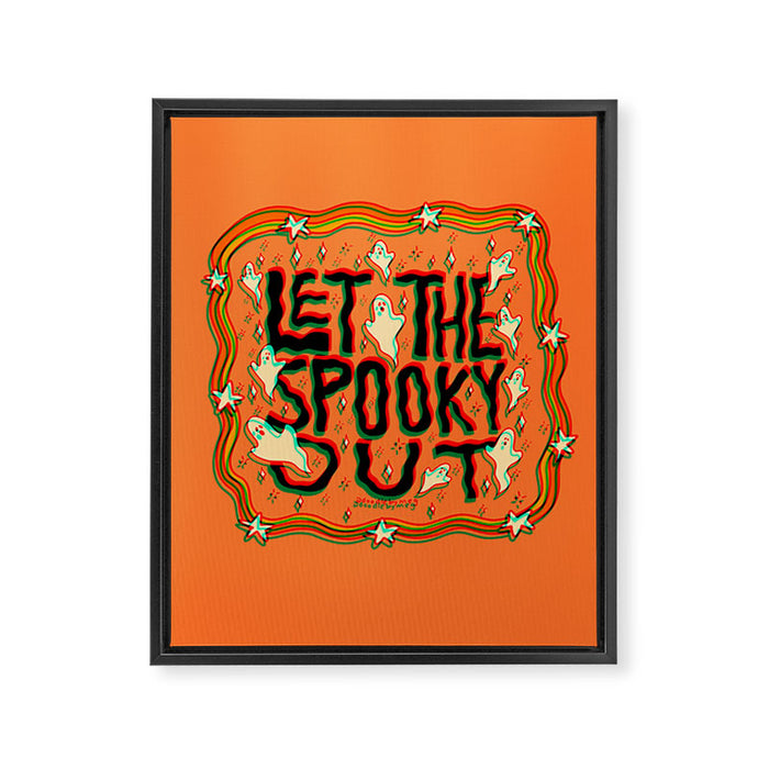 Let the Spooky Out in 3D Framed Canvas Print Gallery Image 1