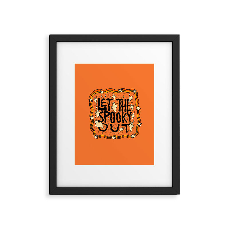 Let The Spooky Out Framed Art Print Gallery Image 6
