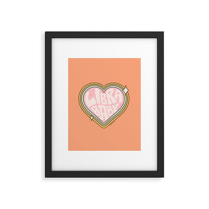 Libra Baby Framed Art Print Gallery Image 1