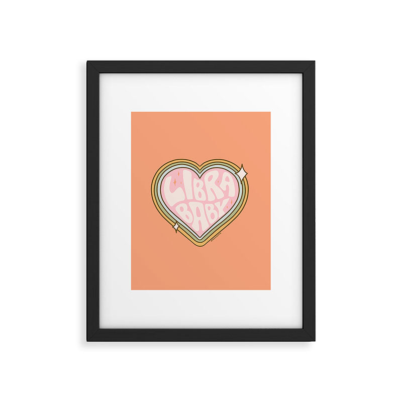 Libra Baby Framed Art Print Gallery Image 6