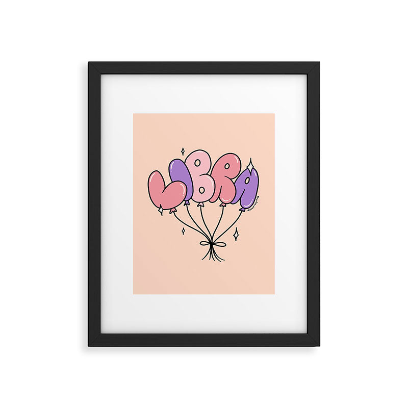 Libra Balloons Framed Art Print Gallery Image 6