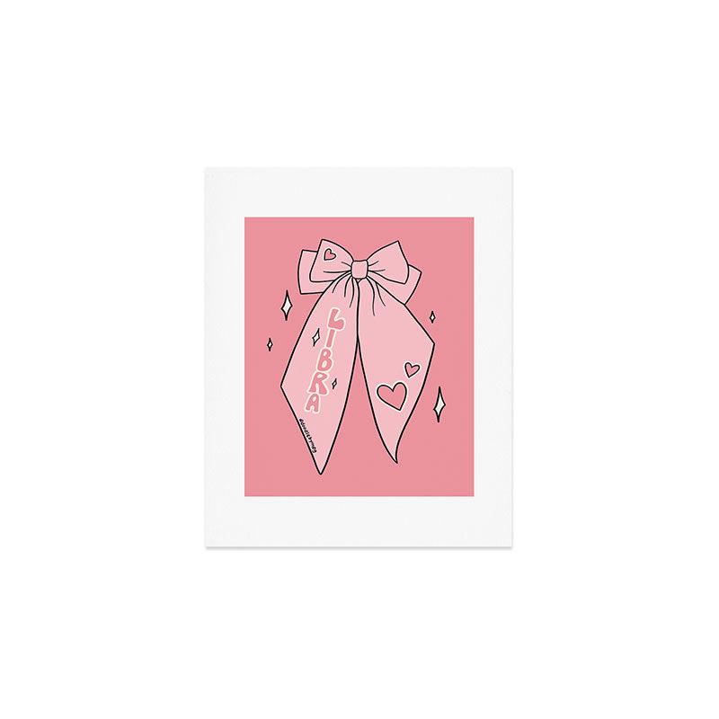 Libra Bow Art Print Gallery Image 1