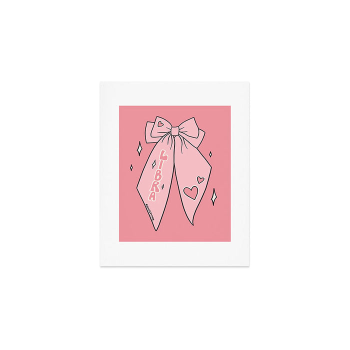 Libra Bow Art Print Gallery Image 1